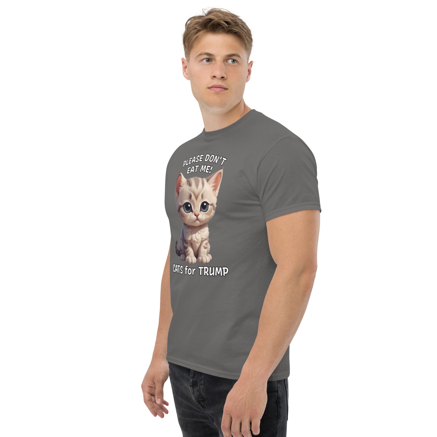 Cats For Trump T-Shirt, They're Eating Cats, Please Don't Eat Me, Cute Cat Tee-shirt, Ironic T Shirt, Sarcastic Shirt, US Election 24