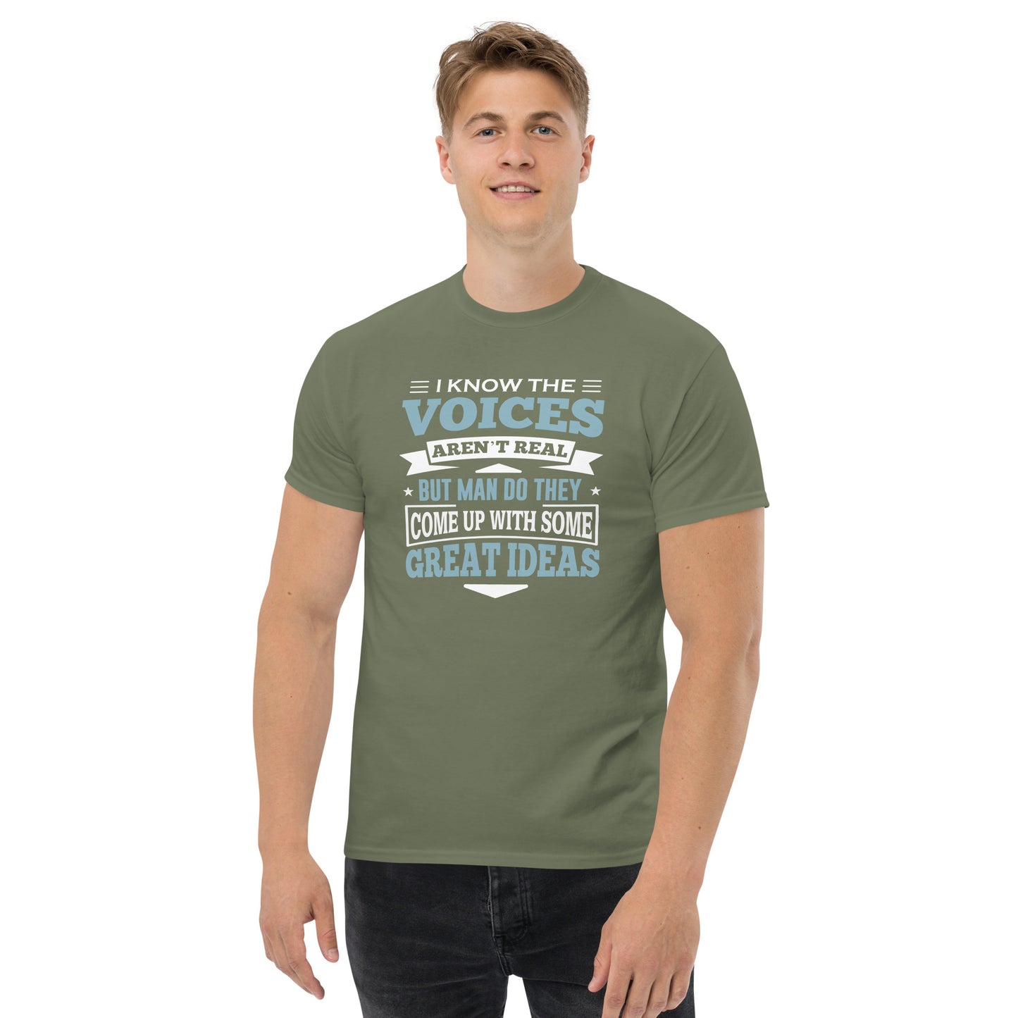 I Know The Voices Aren't Real - Unisex classic tee