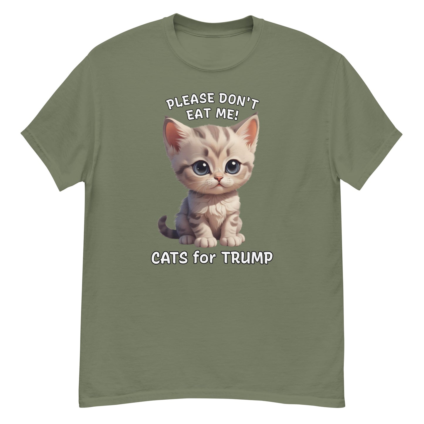 Cats For Trump T-Shirt, They're Eating Cats, Please Don't Eat Me, Cute Cat Tee-shirt, Ironic T Shirt, Sarcastic Shirt, US Election 24