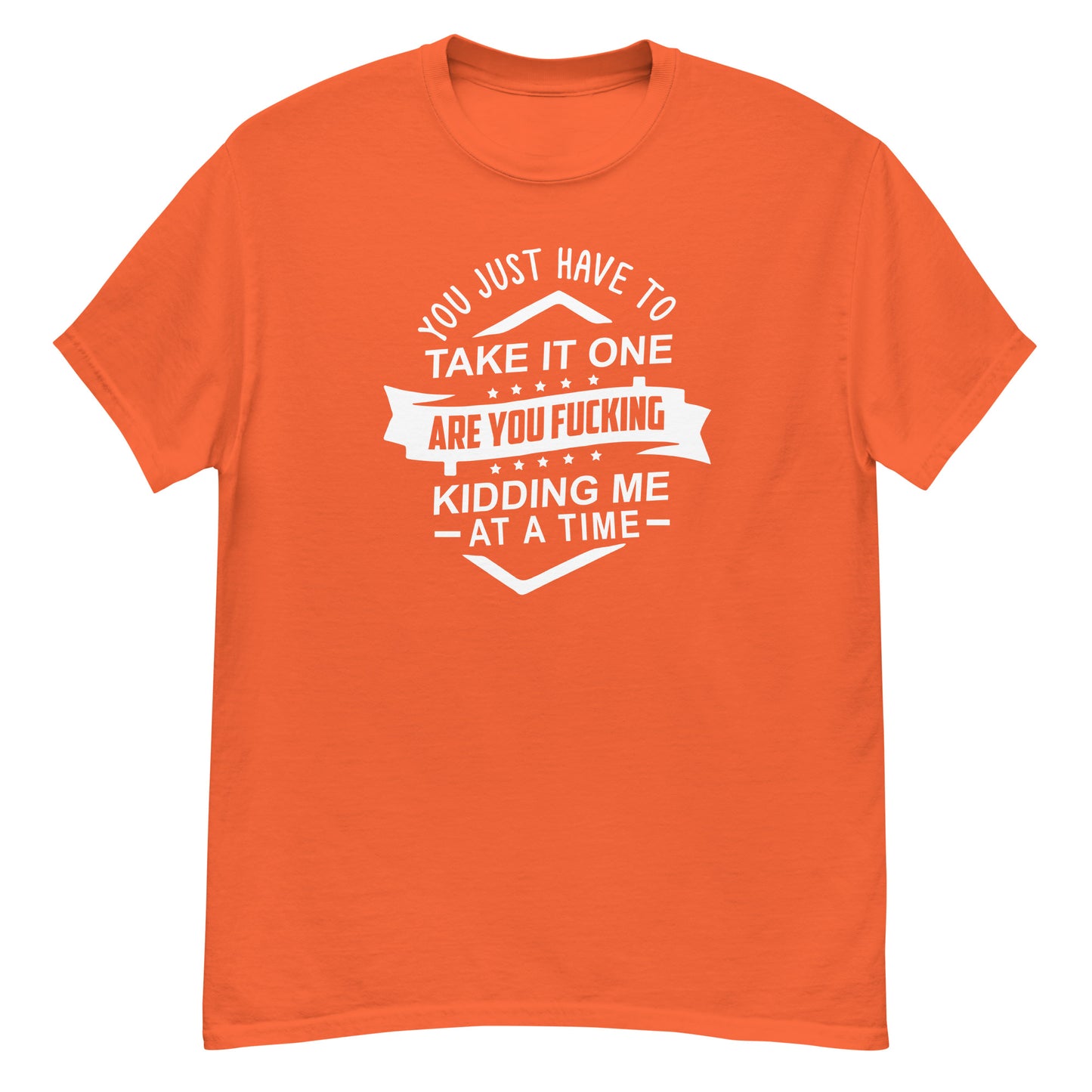 Take It One "Are You Kidding Me" At A Time - Unisex classic tee