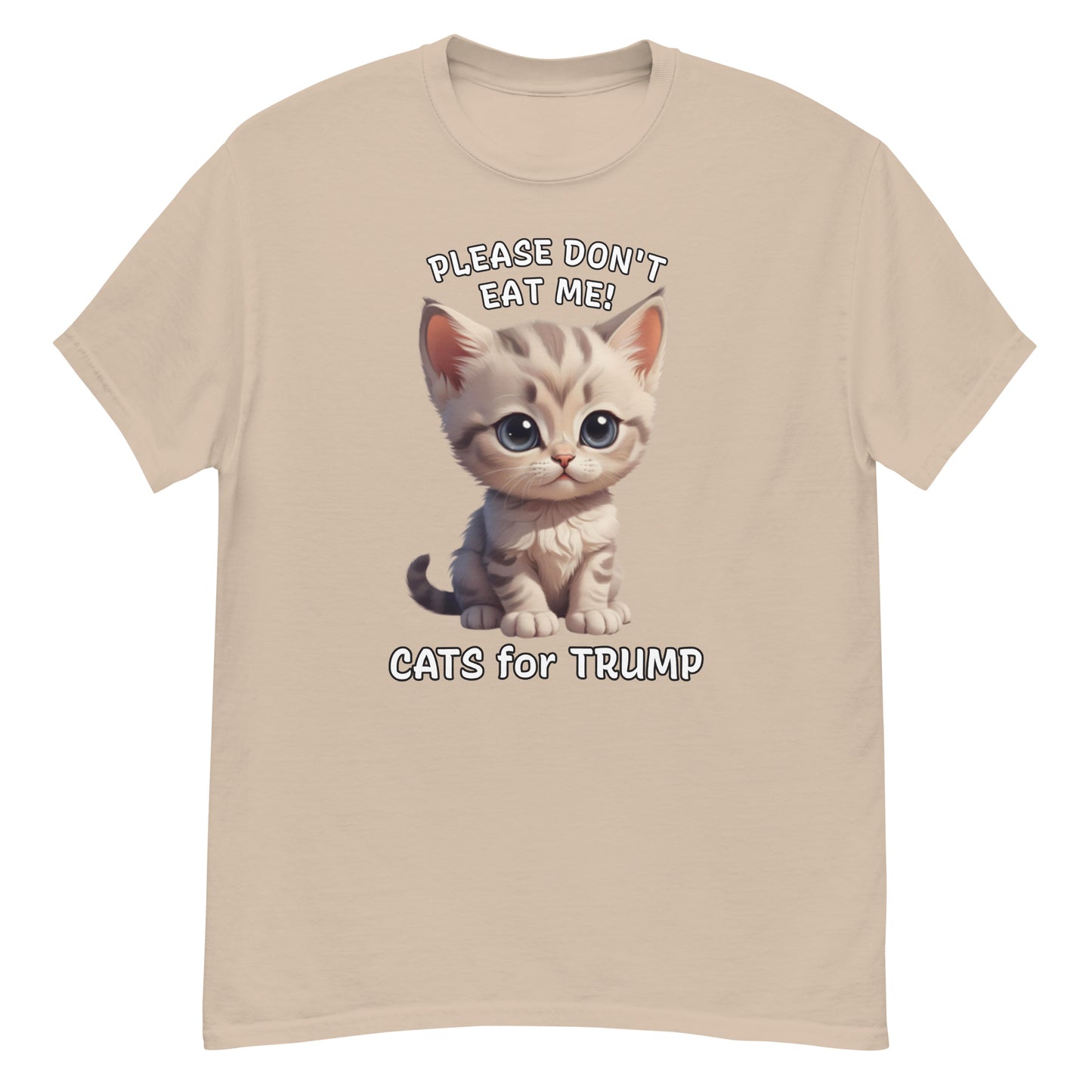 Cats For Trump T-Shirt, They're Eating Cats, Please Don't Eat Me, Cute Cat Tee-shirt, Ironic T Shirt, Sarcastic Shirt, US Election 24